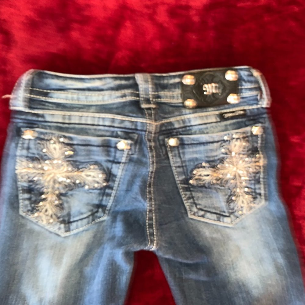 Size 26 MISS ME Blingy Bootcut Jeans